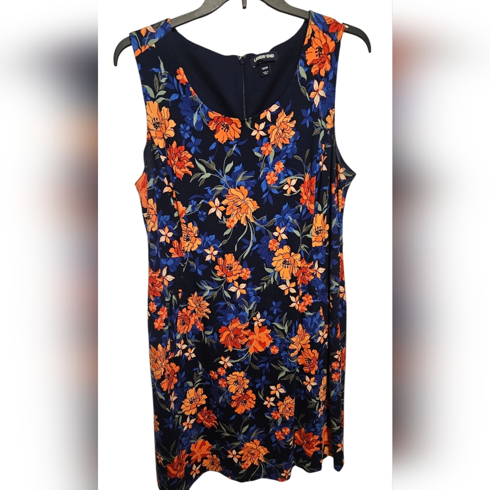 Lands' End floral shift dress size 18W